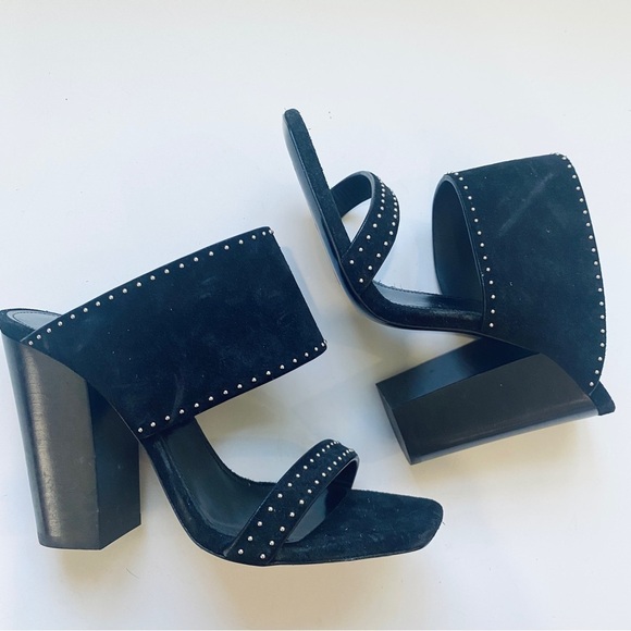 Saint Laurent Paris block sandal heels - Picture 7 of 8